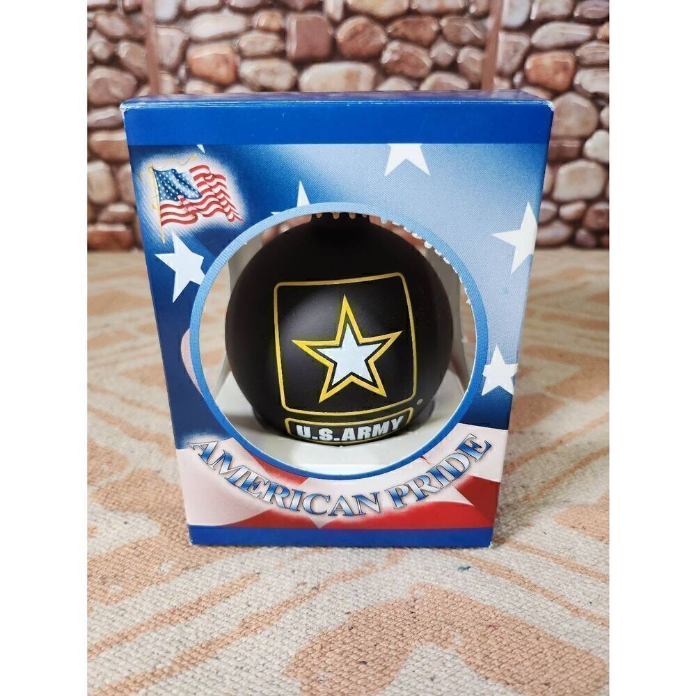 American Pride U.S. Army Christmas Tree Ornament "The Army Goes Rolling Along"
